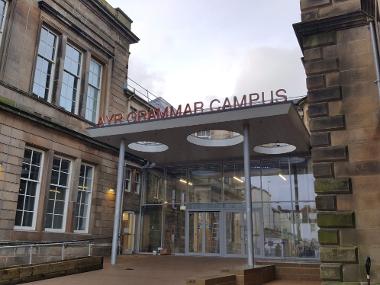 Ayr grammar front entrance