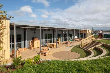 Cherrytree external view of back of school
