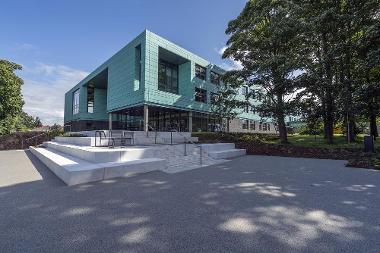 Ayr Academy front entrance and steps