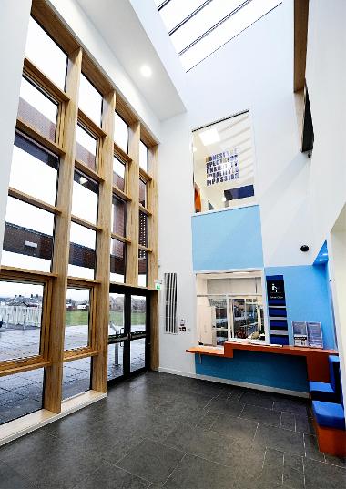 Heathfield primary view of reception area