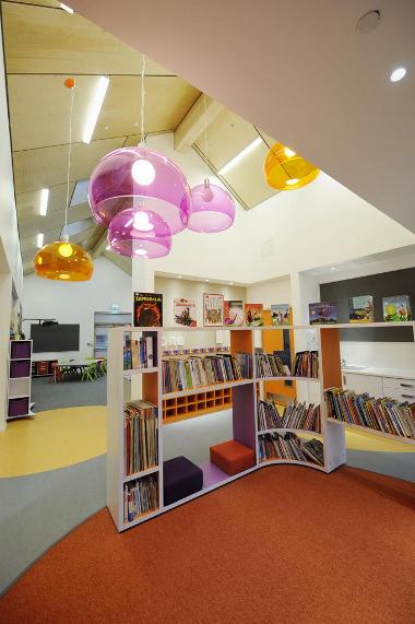 Kirkmichael primary classroom library