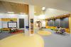 Kirkmichael primary large classroom split into 2 learning areas