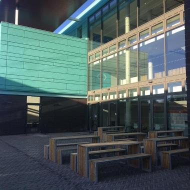 QMA external view of new building with green cladding