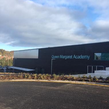 QMA school name signage