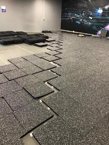 Picture of new Citadel weights room