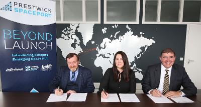 Prestwick Spaceport Signing Event