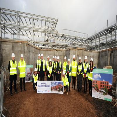 Maybole community campus visit - group 400 x 400 Maybole community campus visit - group 400 x 400