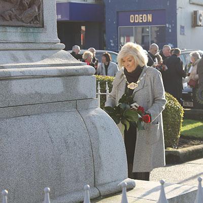 Burns Wreath Laying Burns Wreath Laying